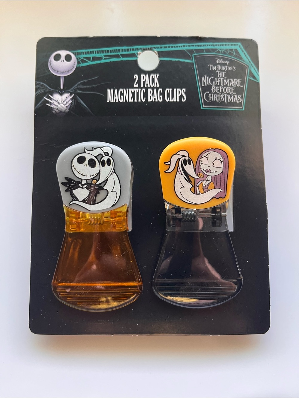 Nightmare Before Christmas Magnetic Bag Clip - 2 Pack